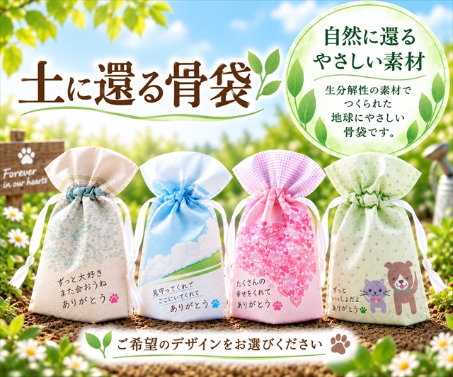 土に還る骨袋